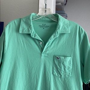 Men’s Vineyard Vines Green Jersey Polo